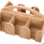 Osculati 71.374.06 Portabicchieri Arc 6 Posti portaoggetti arc in teak