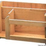 Osculati 71.602.05 Porta Piatti Teak 395X152x282 Mm portaoggetti arc in teak