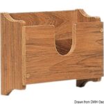 Osculati 71.603.04 Porta Binocolo Teak 250X95x200 Mm portaoggetti arc in teak