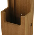 Osculati 71.603.15 Porta Vhf Teak 132X73x43 Mm portaoggetti arc in teak