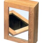 Osculati 71.605.75 Farmacia Teak 375X275x112 Mm armadietti antine e maniglie arc in teak