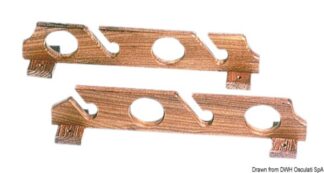 Osculati 71.606.13 Portacanne Teak 4 Posti portaoggetti arc in teak