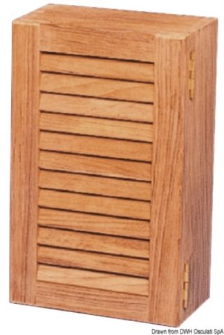 Osculati 71.607.40 Armadietto Cucina/Bagno 375X275x112 Mm armadietti antine e maniglie arc in teak