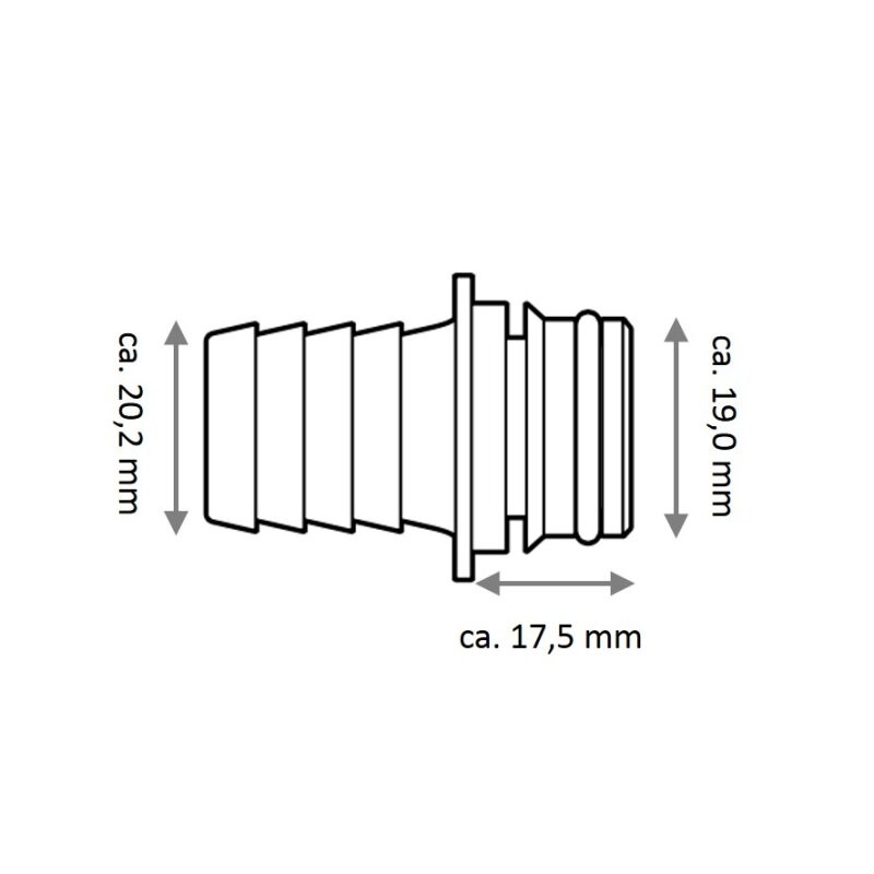 Jabsco KIT BOCCHE 19MM 30653-1000 (acq.min. unità) - immagine 3
