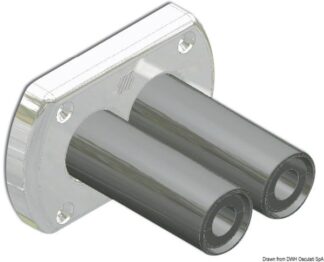 Osculati 45.028.26 Passaparatia Cromato timonerie idrauliche fuoribordo ultraflex in kit