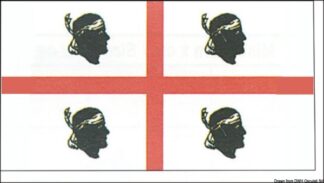 Osculati 35.443.02 Bandiera Sardegna 30 X 45 Cm bandiere gran pavese e guidoni