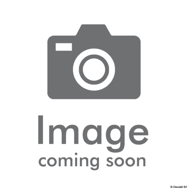 Osculati 48.707.43 Base Ricambio Alluminio Sedile Waverider supporto sedile waverider con ammortizzatore testa girevole e base in alluminio ad incasso