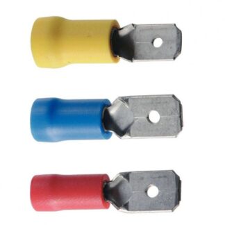 Crosseven TERMINALE MASCHIO MM 6,3 GIALL 100P (acq.min. unità)