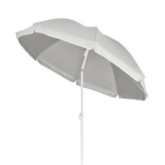 OMBRELLONE ACCIAIO POLI.BIANCO     200 VETTE 05144 MQYY141-200 OMBRELLONI SPIAGGIA          C