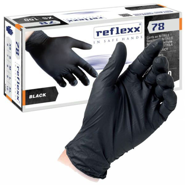 GUANTI NITRILE R78 POWDER FREE XL Pz 100 REFLEXX R78/XL GUANTI LAVORO F