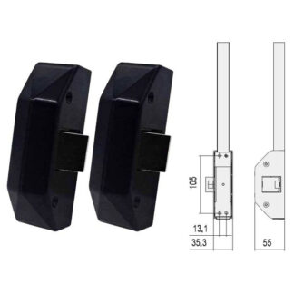 SCROCCO MANIGLIONI ALPHA 51 Pz 2   07A63-51-0 CISA 07A63.51.0 CISA ANTIPANICO              S
