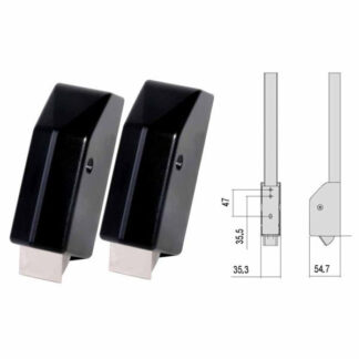 SCROCCO MANIGLIONI ALPHA 61 Pz 2   07A63-61-0 CISA 07A63.61.0 CISA ANTIPANICO              S
