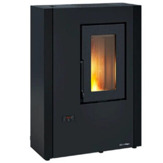 STUFA PELLET LUISELLA MAXI 5.0 NERA EXTRAFLAME 1294902 - 5 S STUFE PELLET F