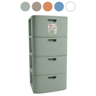 CASSETTIERA P.4 DOMUS DUST WHI.40x40 h 80 STEFANPL PF90100 CASSETTIERE PORTAOGGETTI     C