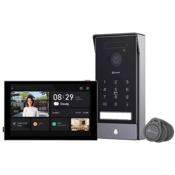 VIDEOCITOFONO DIGITALE SMART PRO HP7 EZVIZ 318500253 VIDEOSORVEGLIANZA E ALLARMI S