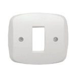 COPRINTERRUTTORE ABS BIANCO OVALE 1POSTO 1821.1F COPRINTERRUTTORI             F
