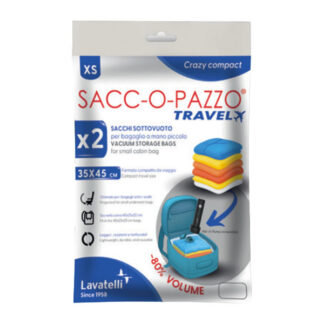 SACCO ABITI SOTTOVUOTO Pz 2       40x 45 LAVATELLI 529 CUSTODIE ABITI               C