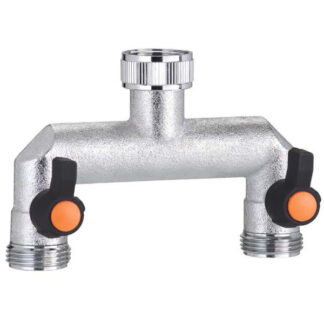 PRESA 2 RUBINETTI 3/4F + 3/4M METAL 9601 CLABER 9601 CLABER F