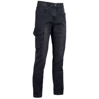 PANTALONE JEANS BLACK CARBON XXL      TOMMI UPOWER EX244BC-34 INDUMENTI LAVORO             F