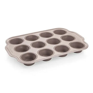 STAMPO MUFFIN SIL./MET.   POSTI 12 DELICIA TESCOMA 623322 TEGLIE E STAMPI TESCOMA      C