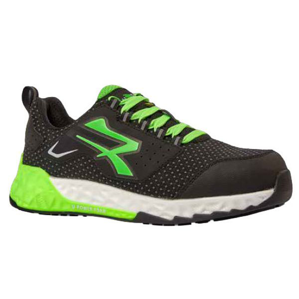 SCARPE VISERYS NERO/VERDE BASSE 43 S3 UPOWER RT20104-43 SCARPE ANTINFORTUNISTICHE F