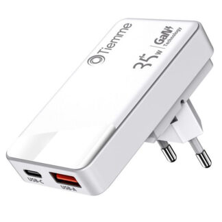 CARICABATTERIE USB-A/C watt 18+35 4021 TIEMME 4021W ACCESSORI TELEFONIA F