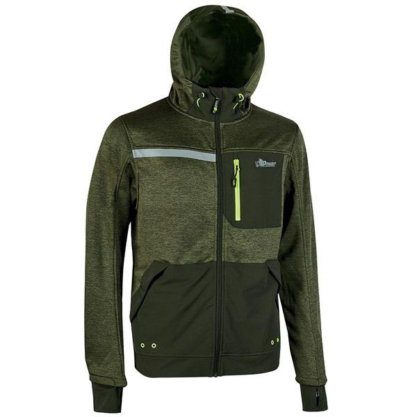 FELPA DARK GREEN M GALAXY UPOWER WFU275DG-M INDUMENTI LAVORO F