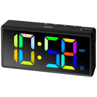 OROLOGIO SVEGLIA DIGITALE NERA EC886 TREVI 0088600 OROLOGI SVEGLIE C