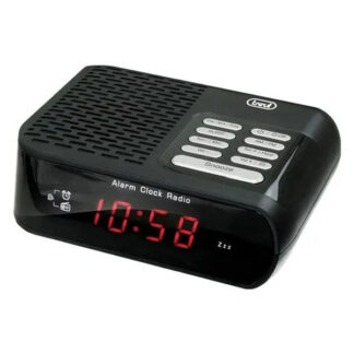 OROLOGIO SVEGLIA DIGITALE RADIO NERA RC827D TREVI 0082700 OROLOGI SVEGLIE C