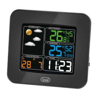 OROLOGIO SVEGLIA STAZIONE METEO NER.ME3165RC TREVI 0316500 OROLOGI SVEGLIE C