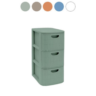 CASSETTIERA P.3 DOMUS DUST WHI.30x40 h 60 STEFANPL PF90800 CASSETTIERE PORTAOGGETTI     C