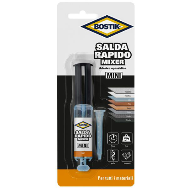 ADESIVO BICOMPONENTE SALDA RAPIDO MIXER BOSTIK 7006272 BOSTIK F