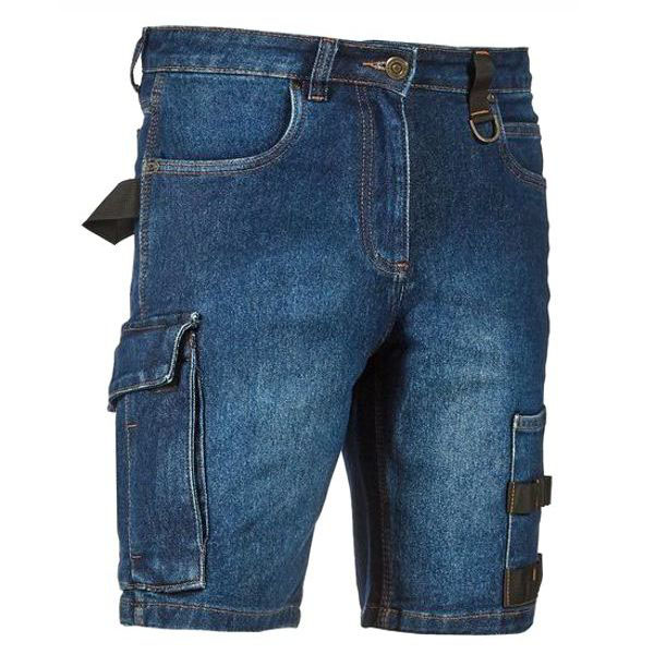 BERMUDA JEANS GUADO XL SALT UPOWER ST392GJ-XL INDUMENTI LAVORO F
