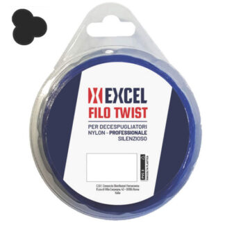 FILO NYLON RITORTO mm 3,3 m 12 EXCEL 09963 DECESPUGLIATORI E ACCESSORI F