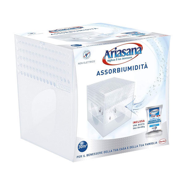 ASSORBIUMIDITA' KIT SALI Pz 2 g 450 ARIASANA 2559753 DEUMIDIFICATORI E ANTIMUFFA C