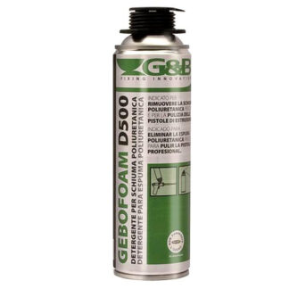 PULITORE SCHIUMA POLIURETANICA D500 G&B CD01 GeB FISSAGGI F
