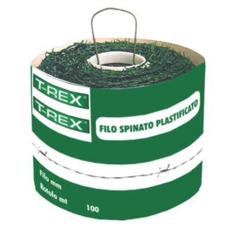 FILO SPINATO PLASTICATO mm 2,1 m 100 TREX 08614 FILO SPINATO F