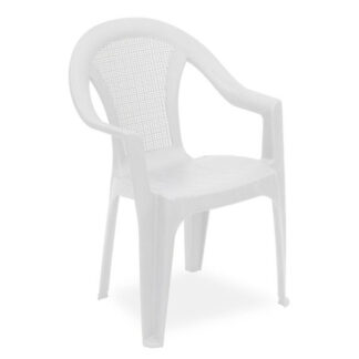 SEDIA RESINA BRACC.TESSA BIANCA PROGARDEN TES128BI ARREDO GIARDINO PROGARDEN C