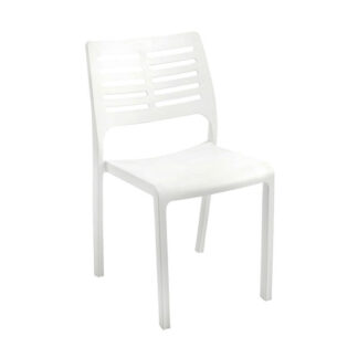 SEDIA RESINA MISTRAL BIANCA PROGARDEN MIS16CBI ARREDO GIARDINO PROGARDEN C