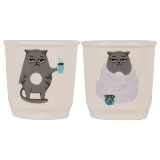 TAZZA CAFFE CERAMICA GATTI ml 90 Pz 2 SOOR 1160010 TAZZE CERAMICA C
