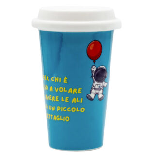 TAZZA MUG CERAMICA COPERCHIO PALLONCIN.ml 260 SOOR 1150028 TAZZE CERAMICA C
