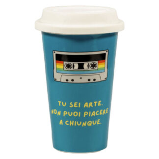 TAZZA MUG CERAMICA COPERCHIO ARTE ml 260 SOOR 1150015 TAZZE CERAMICA C
