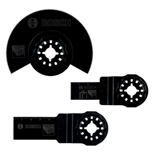 LAME MULTIUTENSILI Set Pz 3 STARLOCK WOOD BOSCH 2607017323 BOSCH ACCESSORI F