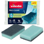 SPUGNA FIBRA BLU PRO CLEAN             Pz 2 VILEDA 179254 VILEDA                       C