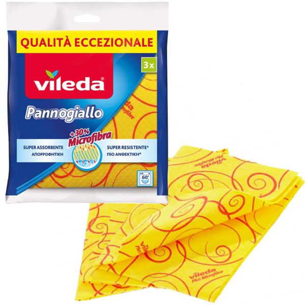 PANNO MILLEUSI PANNOGIALLO Pz 3 cm 40x36 VILEDA 167902 VILEDA C