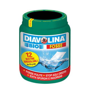 ATTIVATORE BIO FOSSE BUSTINE Pz 12 DIAVOLINA 16020 DISGORGANTI E ATTIVATORI C