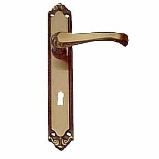 MANIGLIA LADY OTT FUME' PLACCA 8x70 44394087006 GHIDINI F