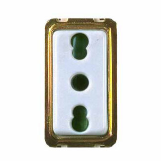 FRUTTO MAGIC PRESA BIPASSO 10/16A+T 7079.N FRUTTI E SUPPORTI F