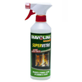 PULITORE VETRI CAMINI SUPERVETRO ml 500 DIAVOLINA 15050 ACCENDITORI-PULITORI F