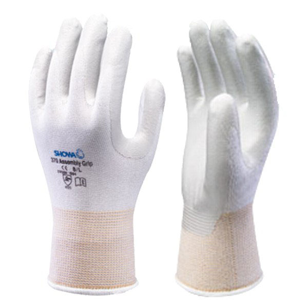 GUANTI NITRILE 370 BIANCHI 6 SHOWA 370 SIZE 6 GUANTI LAVORO F
